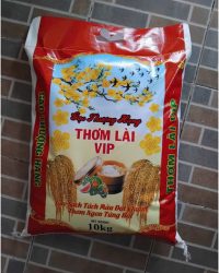 Gạo thơm lài bao 10kg- 25kg
